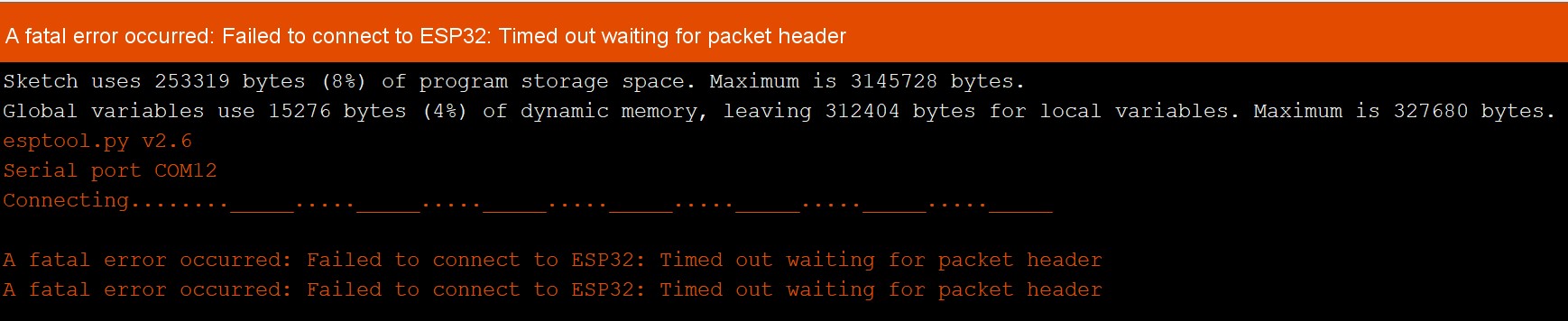 ESP32CAM ERROR